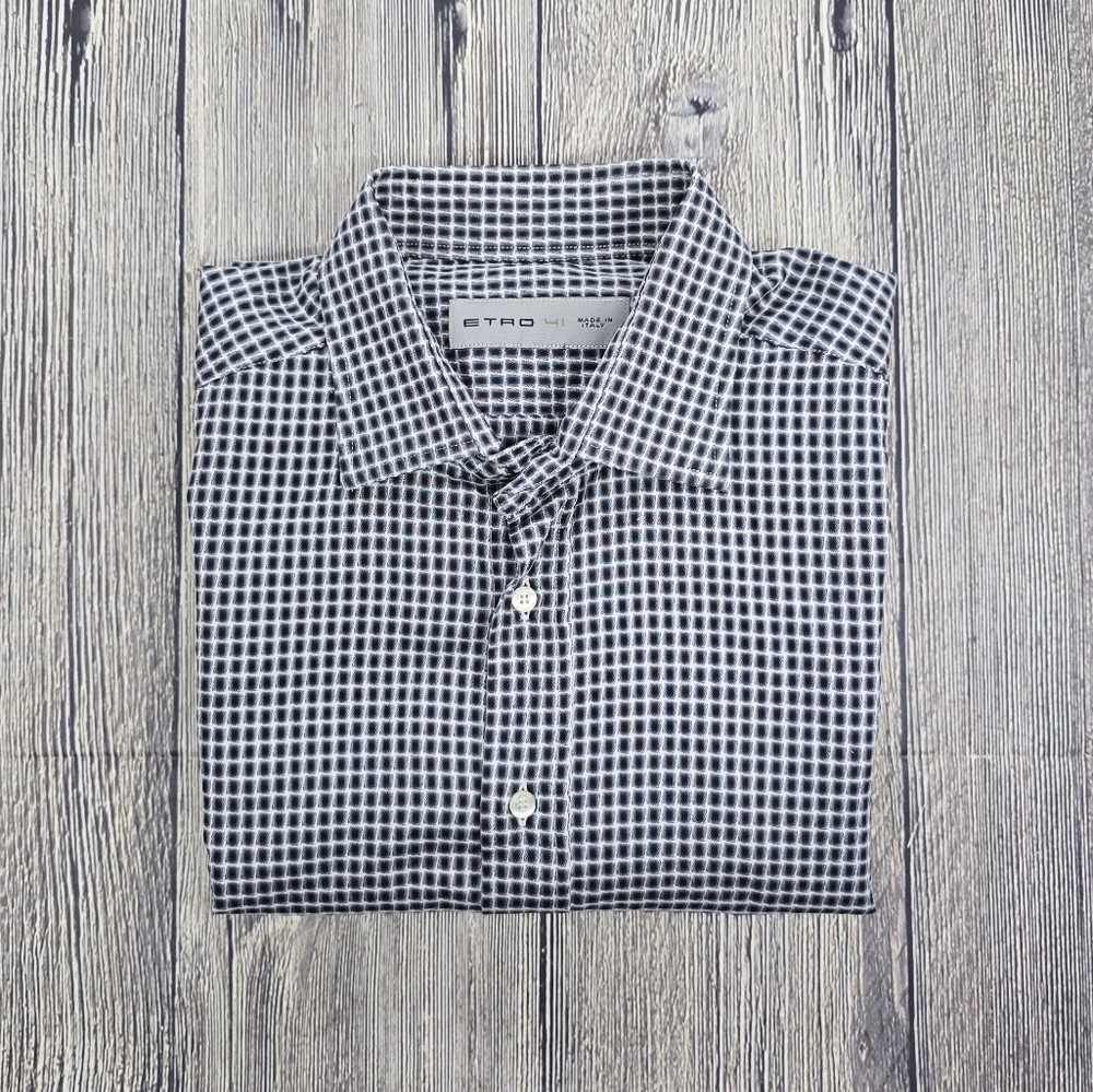 ETRO Plaid Button Down Shirt